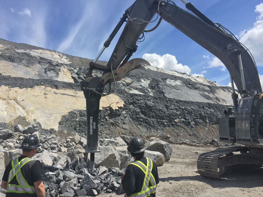 Hydraulic Breaker Hammer Attachment